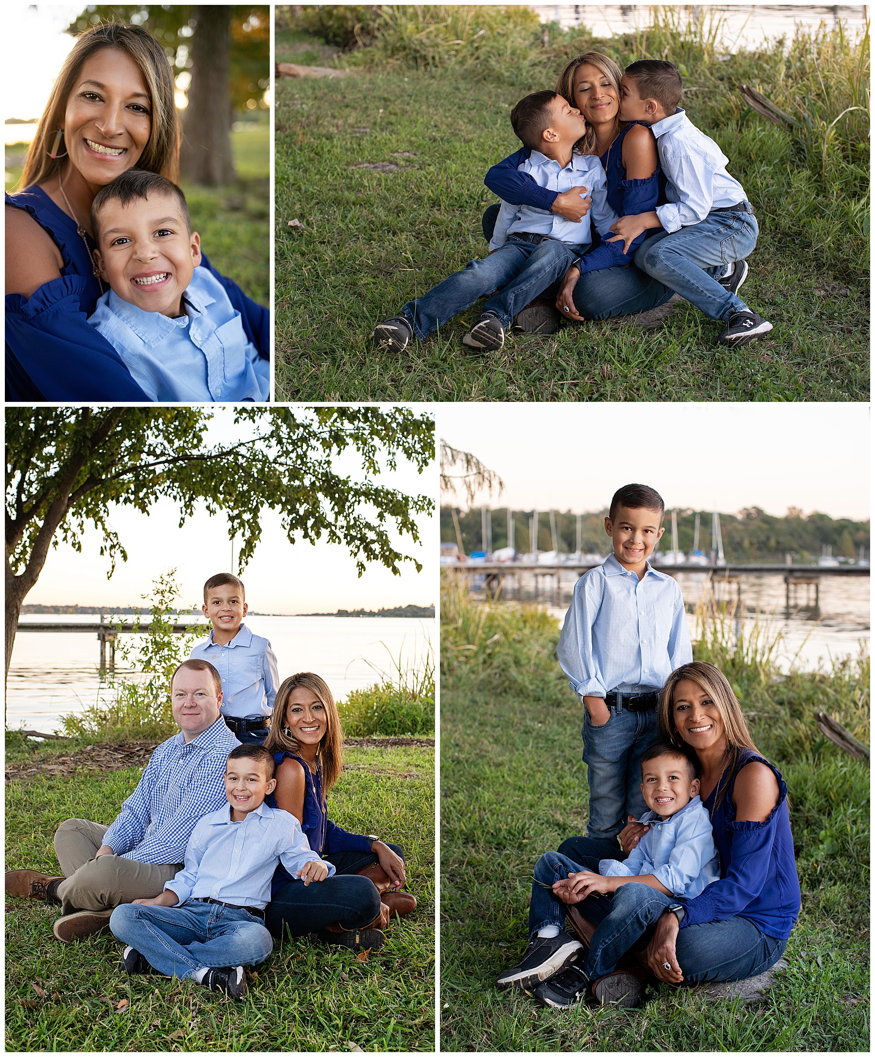 Dallas Family Photographer White Rock Lake sunset session